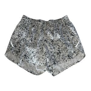 Athleta Womans Speckled Shorts White Size Small